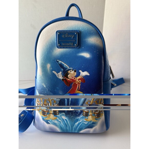 Loungefly Disney Fantasia Sorcerer Mickey Mouse Mini Backpack - Used Flaws main image 4